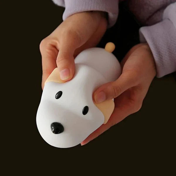 Silicone Sleeping Dog Lamp