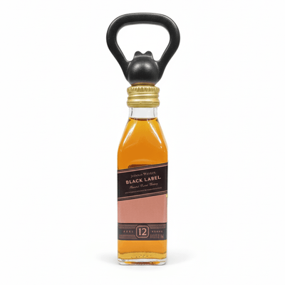 BLACK LABEL BOTTLE OPENER MAGNET - PICKITT MARKET