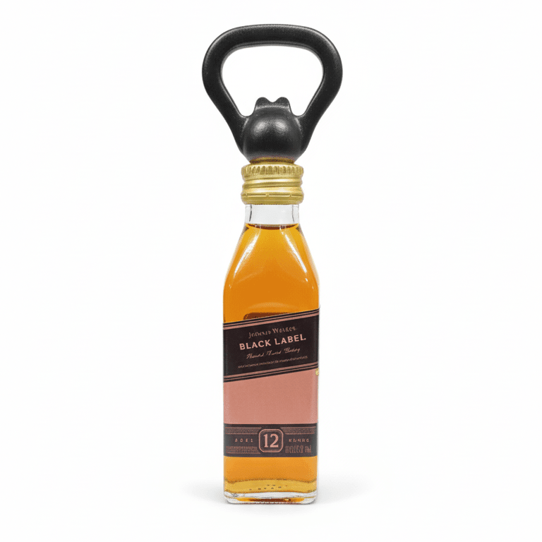 BLACK LABEL BOTTLE OPENER MAGNET - PICKITT MARKET