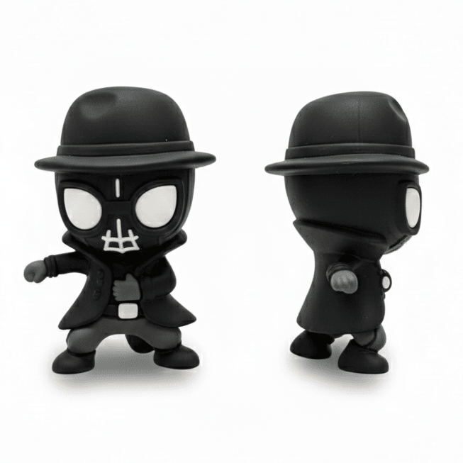BLACK SPIDDDY FRIDGE MAGNET - PICKITT MARKET