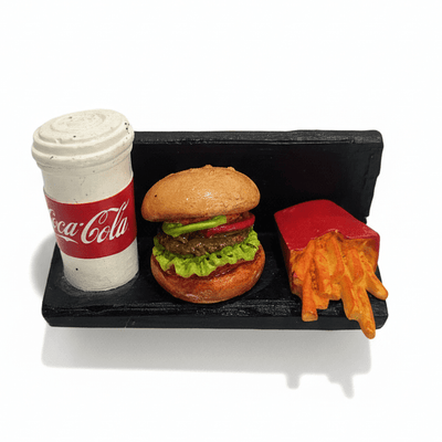 BURGER AND FRIES COMBO MAGNET - PICKITT MARKET