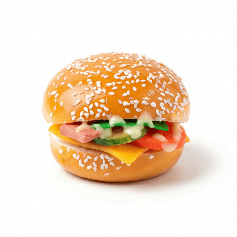 BURGER FRIDGE MAGNET - PICKITT MARKET