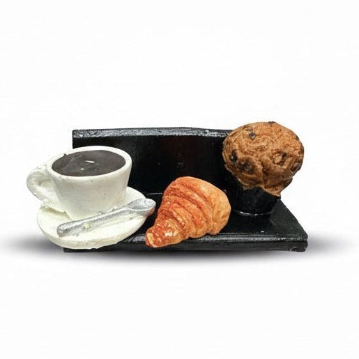 COFFEE, CROISSANT & MUFFIN FRIDGE MAGNET – PACK OF 3 - PICKITT MARKET