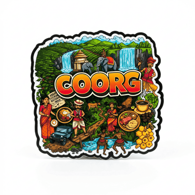 COORG FRIDGE MAGNET - PICKITT MARKET