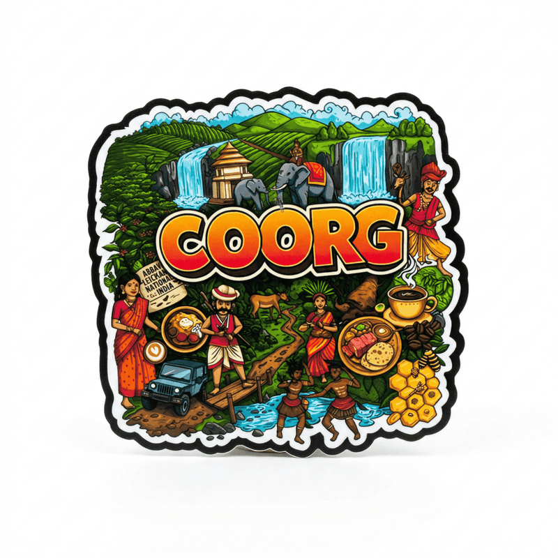 COORG FRIDGE MAGNET - PICKITT MARKET