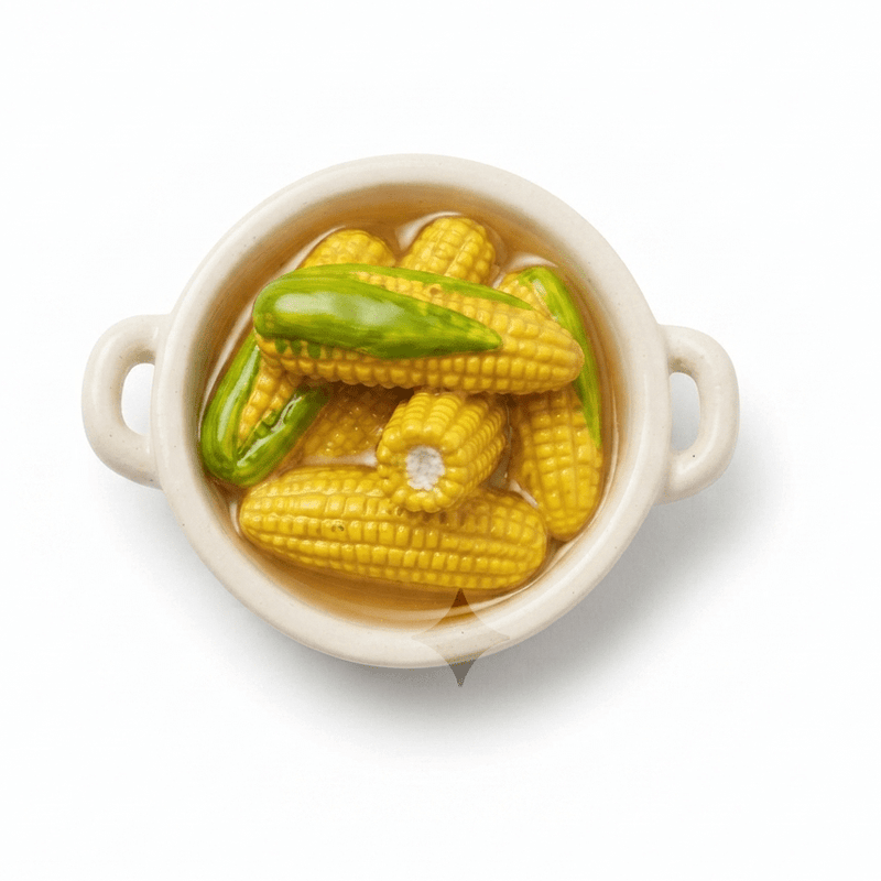 Corn Cob Bowl Fridge Magnet - PICKITT MARKET