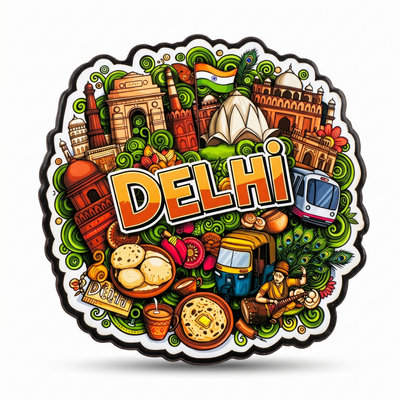 DELHI FRIDGE MAGNET - PICKITT MARKET