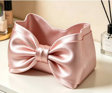 Pink Bow Vanity Organizer (PREPAID ONLY)