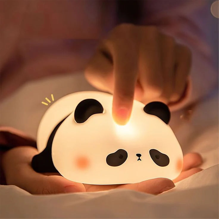 Silicone sleeping panda Lamp