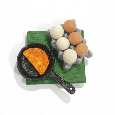 EGG OMLETE FRIDGE MAGNET - PICKITT MARKET
