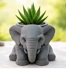 Elephant Planter  (PREPAID ONLY)