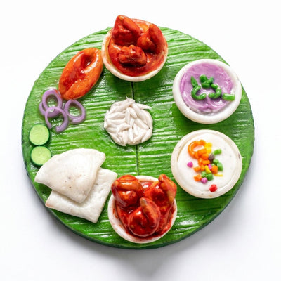 FISH CURRY PLATE FRIDGE MAGNET - PICKITT MARKET