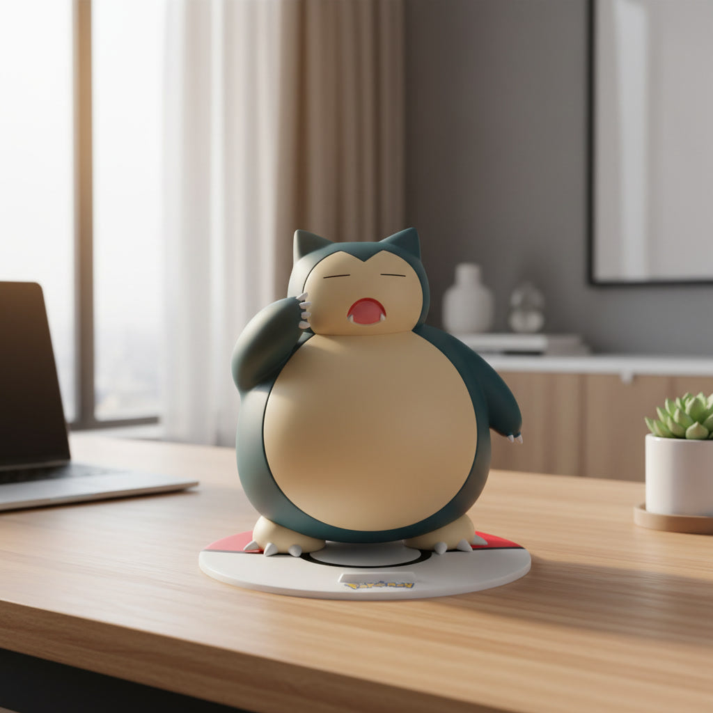 POKEMON  SNORLAK  TABLE TOP ( 20 CM) + POKEBALL MAT