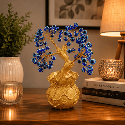 Golden Evil Eye Tree – Karigar India (prepaid only) - PICKITT MARKET