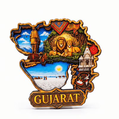 GUJARAT FRIDGE MAGNET - PICKITT MARKET