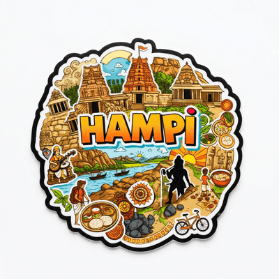 HAMPI FRIDGE MAGNET - PICKITT MARKET