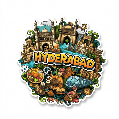 HYDERABAD FRIDGE MAGNET - PICKITT MARKET