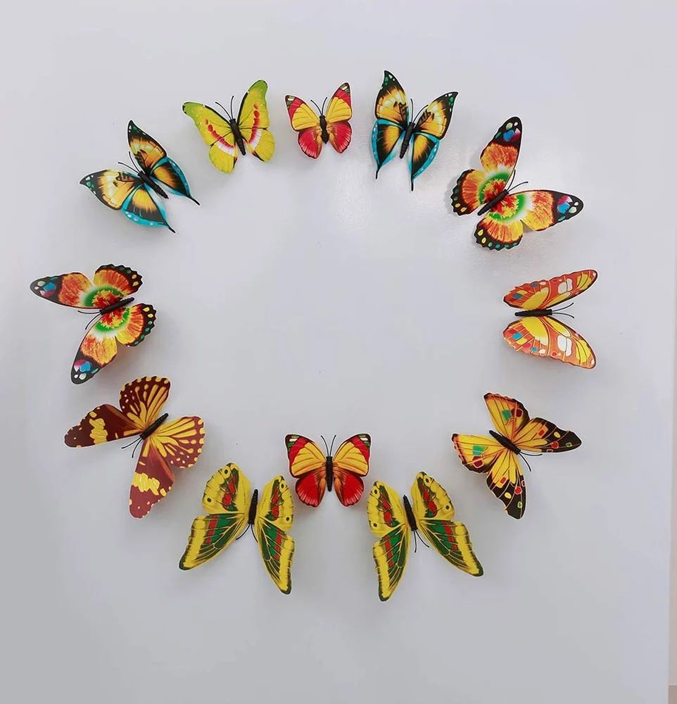BUTTERFLY FRIDGE MAGNET (pack of 6)