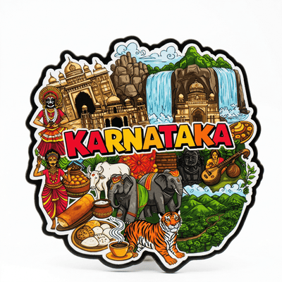 KARNATAKA FRIDGE MAGNET - PICKITT MARKET