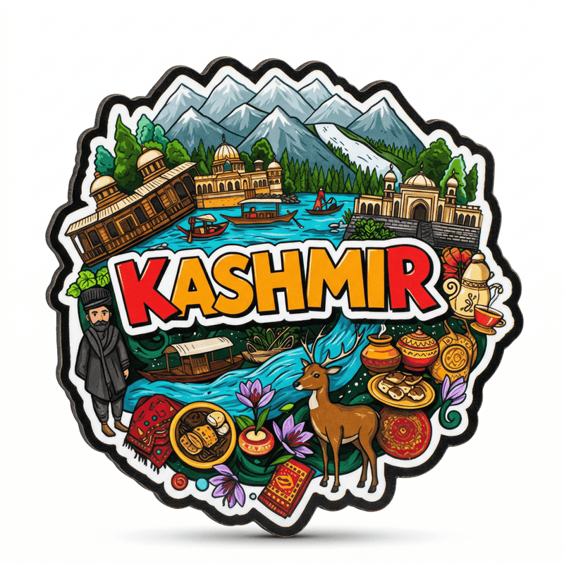 KASHMIR FRIDGE MAGNET - PICKITT MARKET