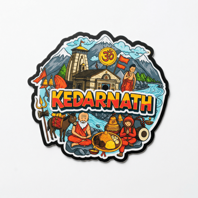 KEDARNATH FRIDGE MAGNET - PICKITT MARKET
