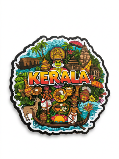 KERELA FRIDGE MAGNET - PICKITT MARKET