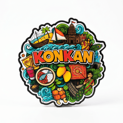 KONKAN FRIDGE MAGNET - PICKITT MARKET