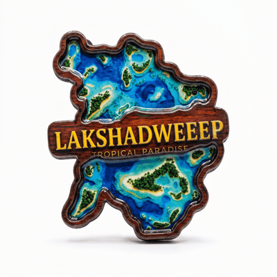 LAKSHADWEEP ISLANDS FRIDGE MAGNET - PICKITT MARKET