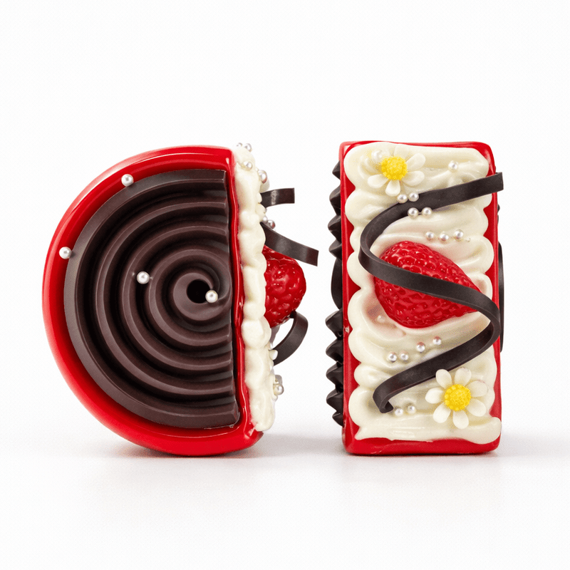 LOVE CAKE STRAWBERRY MAGNET - PICKITT MARKET