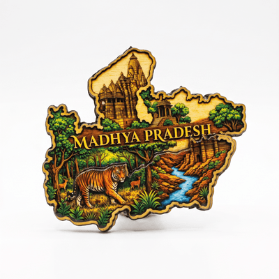MADHYA PRADESH FRIDGE MAGNET - PICKITT MARKET