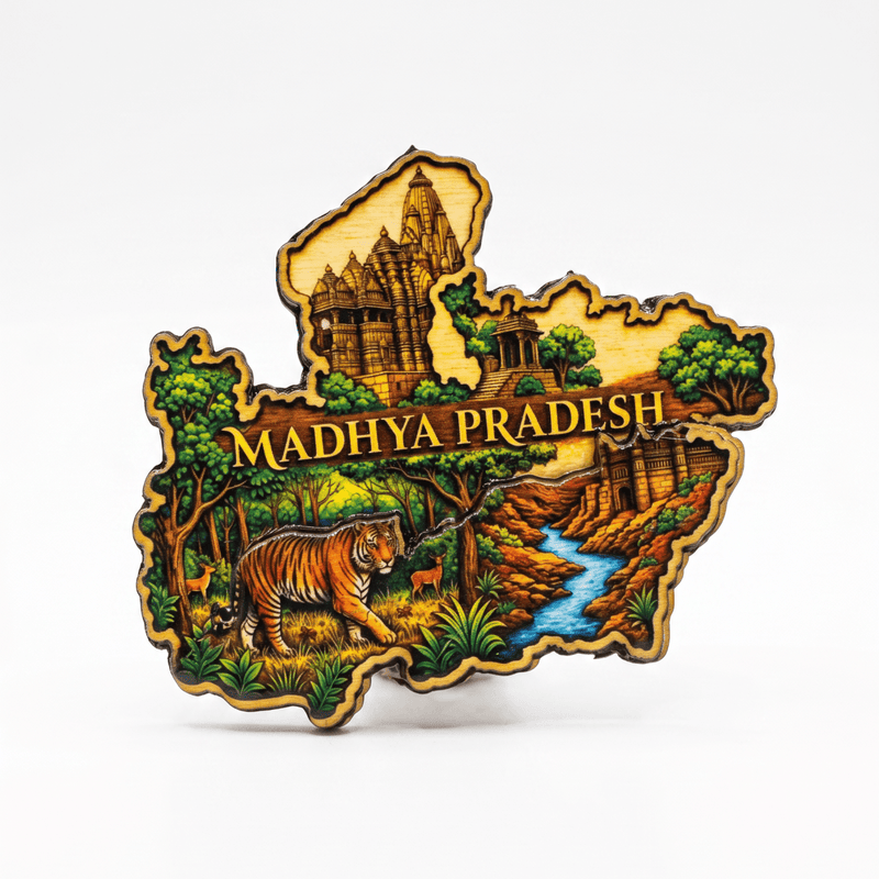 MADHYA PRADESH FRIDGE MAGNET - PICKITT MARKET