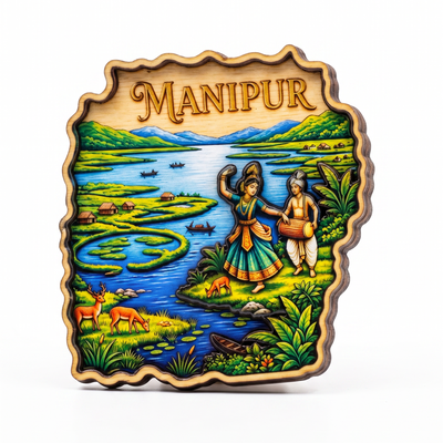 MANIPUR FRIDGE MAGNET - PICKITT MARKET