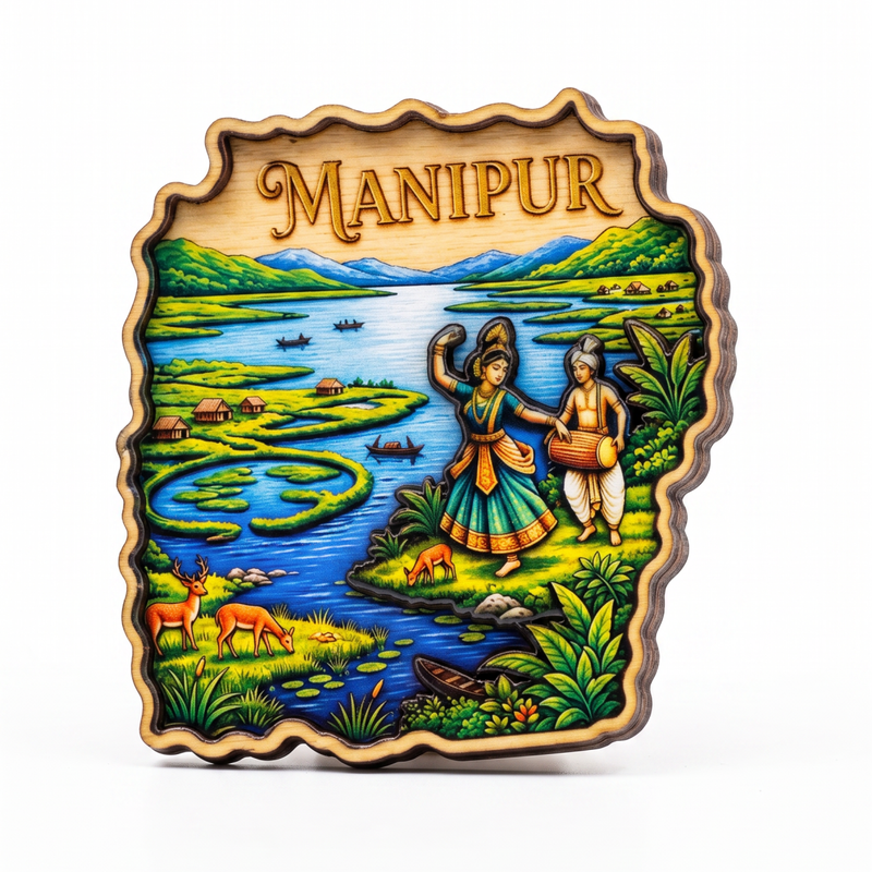 MANIPUR FRIDGE MAGNET - PICKITT MARKET