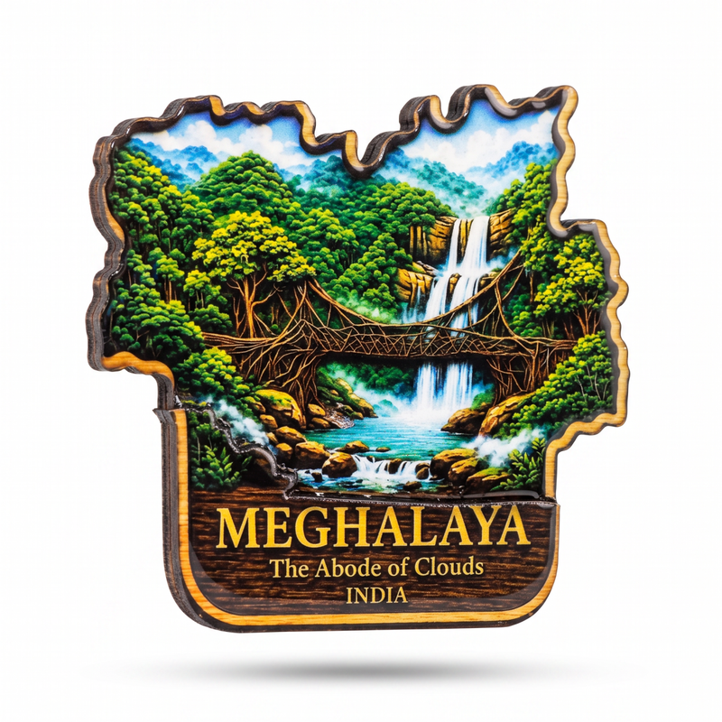 MEGHALAYA FRIDGE MAGNET - PICKITT MARKET