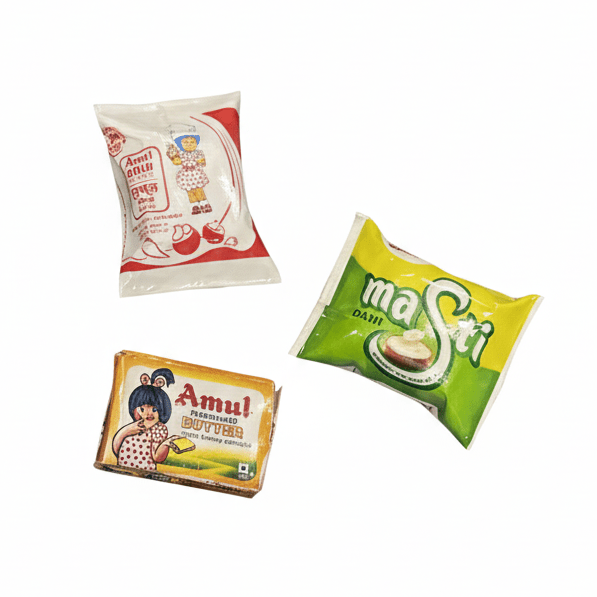 MILK ,BUTTER FRIDGE MAGNET PACK OF 3 - PICKITT MARKET