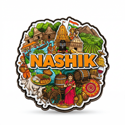 NASIK FRIDGE MAGNET - PICKITT MARKET
