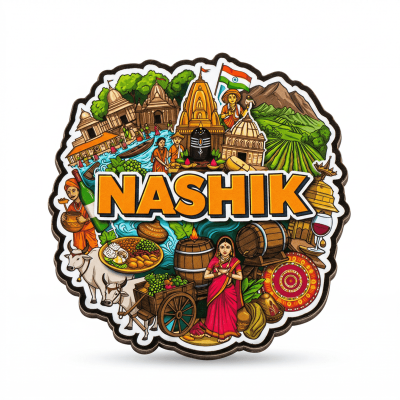 NASIK FRIDGE MAGNET - PICKITT MARKET