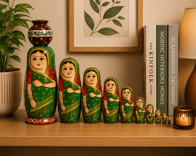 Nesting Dolls Set of 10 (10-11 Inch) Showpiece (PREPAID ONLY) - PICKITT MARKET