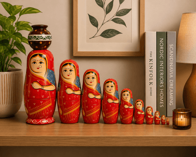 Nesting Dolls Set of 10 (10-11 Inch) Showpiece (PREPAID ONLY) - PICKITT MARKET
