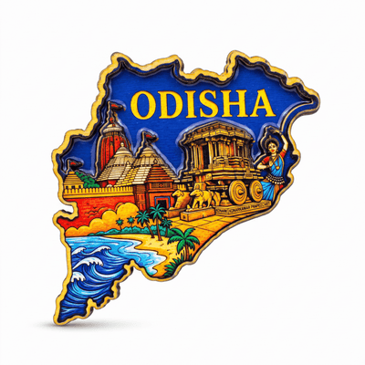 ODISHA FRIDGE MAGNET - PICKITT MARKET