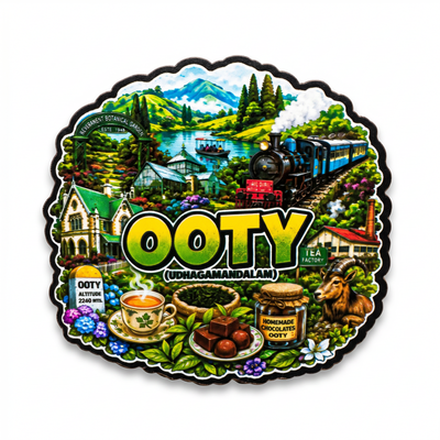 OOTY FRIDGE MAGNET - PICKITT MARKET