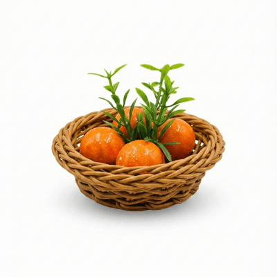 ORANGE BASKET MAGNET - PICKITT MARKET