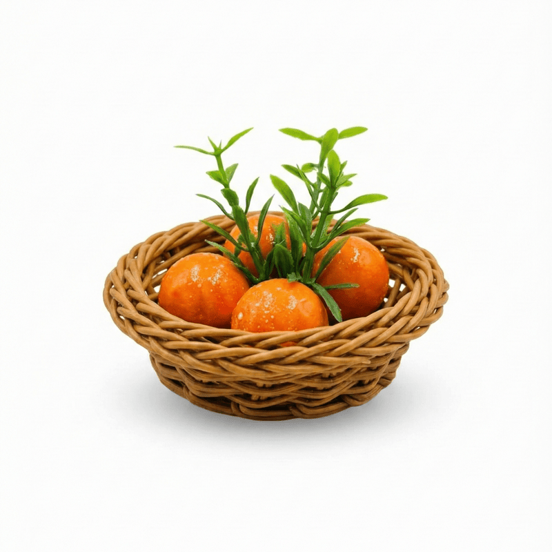 ORANGE BASKET MAGNET - PICKITT MARKET