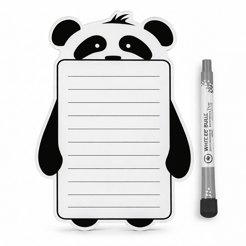 PANDA PLANNER FRIDGE MAGNET ( 1 MAGNETIC MARKER WITH ERAZER FREE) - PICKITT MARKET