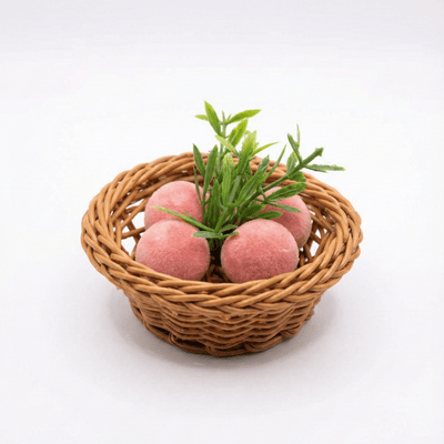 PEACH BASKET MAGNET - PICKITT MARKET