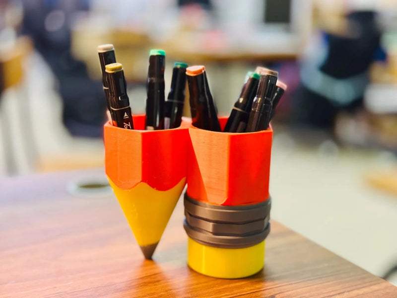 Pencil & Sharpener Pen Holder Set (PREPAID ONLY) - PICKITT MARKET