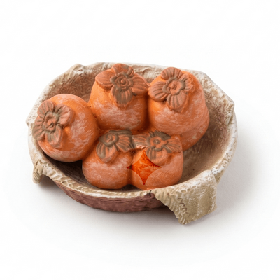 Persimmon Basket Fridge Magnet - PICKITT MARKET
