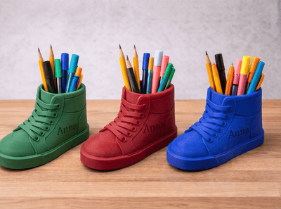 Personalized Sneaker Pen & Pencil Holder (PREPAID ONLY) - PICKITT MARKET