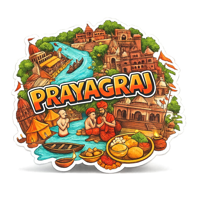 PRAYAGRAJ FRIDGE MAGNET - PICKITT MARKET