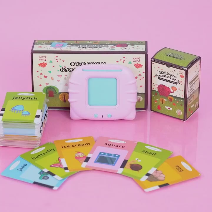 Smart Word Learning toy for Kids – 520 Talking Flash Cards with Music & Fun Learning